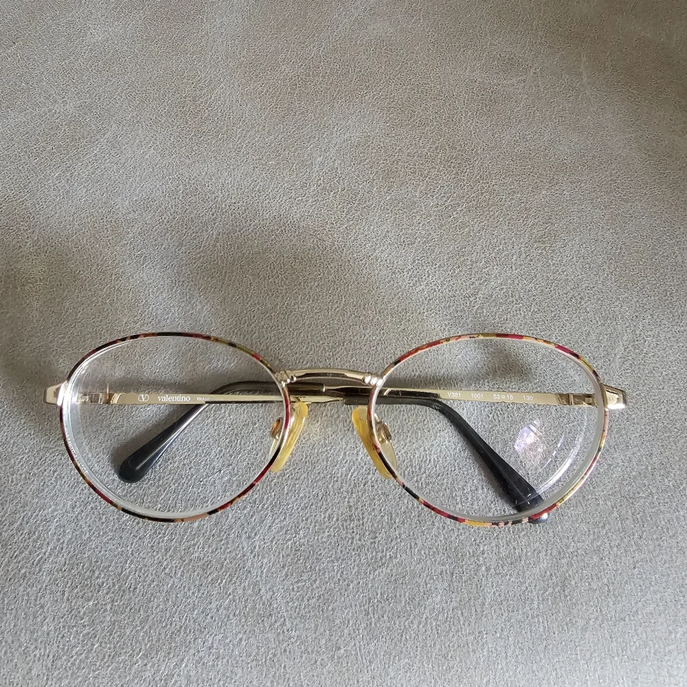 Valentino Elegant Gold Italy Chic‎ Classy Frame Glasses